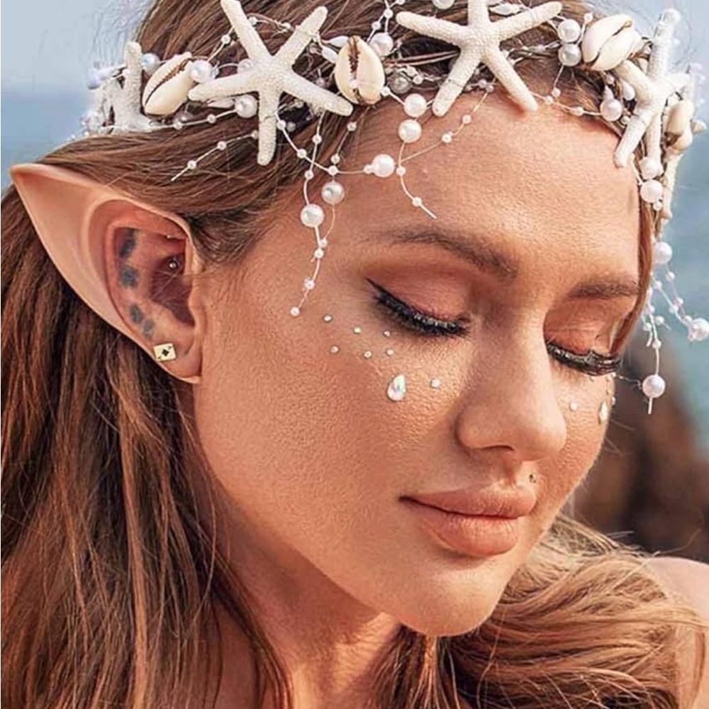 Starfish and Shell Beaded Crown - Picture 3 of 3
